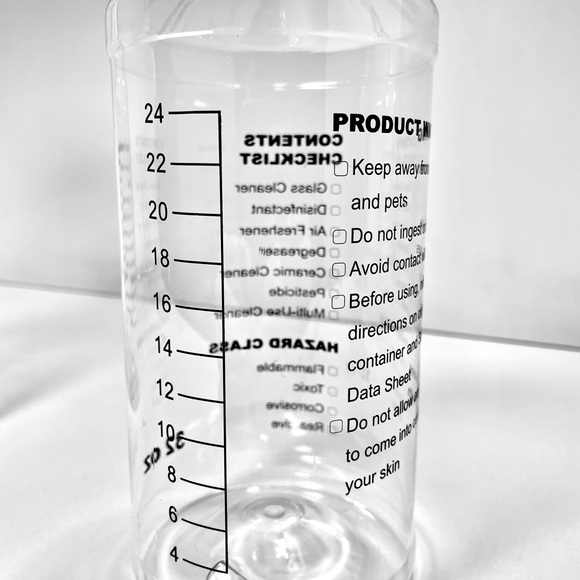 3 Pack Plastic Spray Bottles 32oz 3 Color Tops - Picture 4 of 14